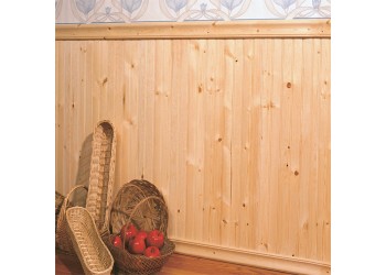 Premium Nordic Pine Beaded Wainscot Kit  - 18 Lineal Ft. of wall 