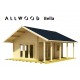 Allwood Bella | 237 SQF + 86 SQF cabin kit with Loft - SHIPPING COSTS APPLY 