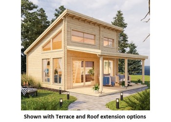 Allwood  Eagle Ridge | 360 Sqf cabin kit - SHIPPING COSTS APPLY- Financing Available