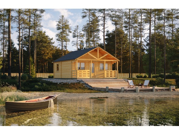 Allwood Getaway 2 | 337 SQF cabin kit with 149 SQF Loft - SHIPPING COSTS APPLY- Financing Available 