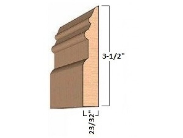 1 in x 4 in x 6 ft. Select Pine Baseboard Moulding (bundles of 2 - 50 pieces)