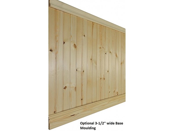 Economy Nordic Pine Beaded Wainscot Kit - 48 Lineal Ft. of wall 