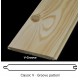 Allwood Premium Pine Planking Dealer Pack 2520 sqf