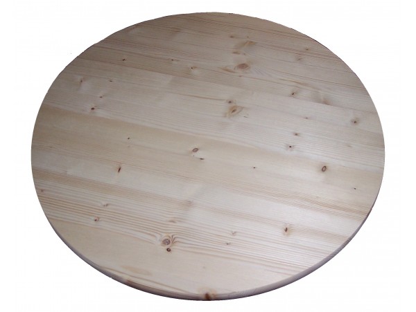 1" x 18" Pine Round Table Top 