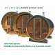 Allwood Arabella 280-LUX Barrel Sauna  