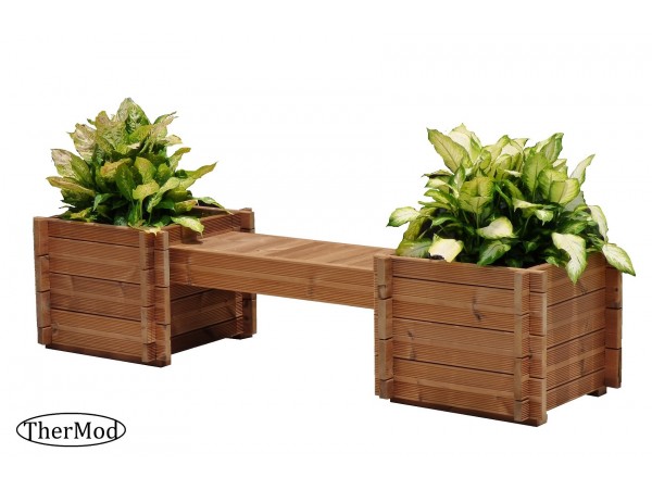 Organic Gardening Planter Bench | TherMod Modula 